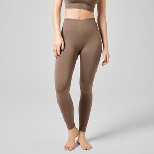 Casall Seamless High Waist Tights Leggings Laser Cutouts Navy Blue Size Small